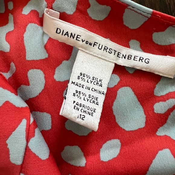 Diane Von Furstenberg DVF Agatha One Shoulder Dress - Picture 2 of 2